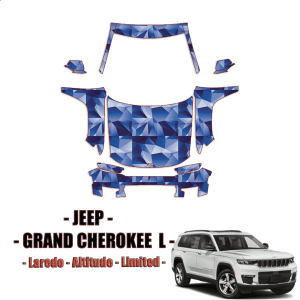 2021-2024 Jeep Grand Cherokee L Pre Cut Paint Protection PPF Kit-Full Front