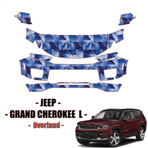 2021-2024 Jeep Grand Cherokee L – Overland Precut Paint Protection PPF Kit – Partial Front