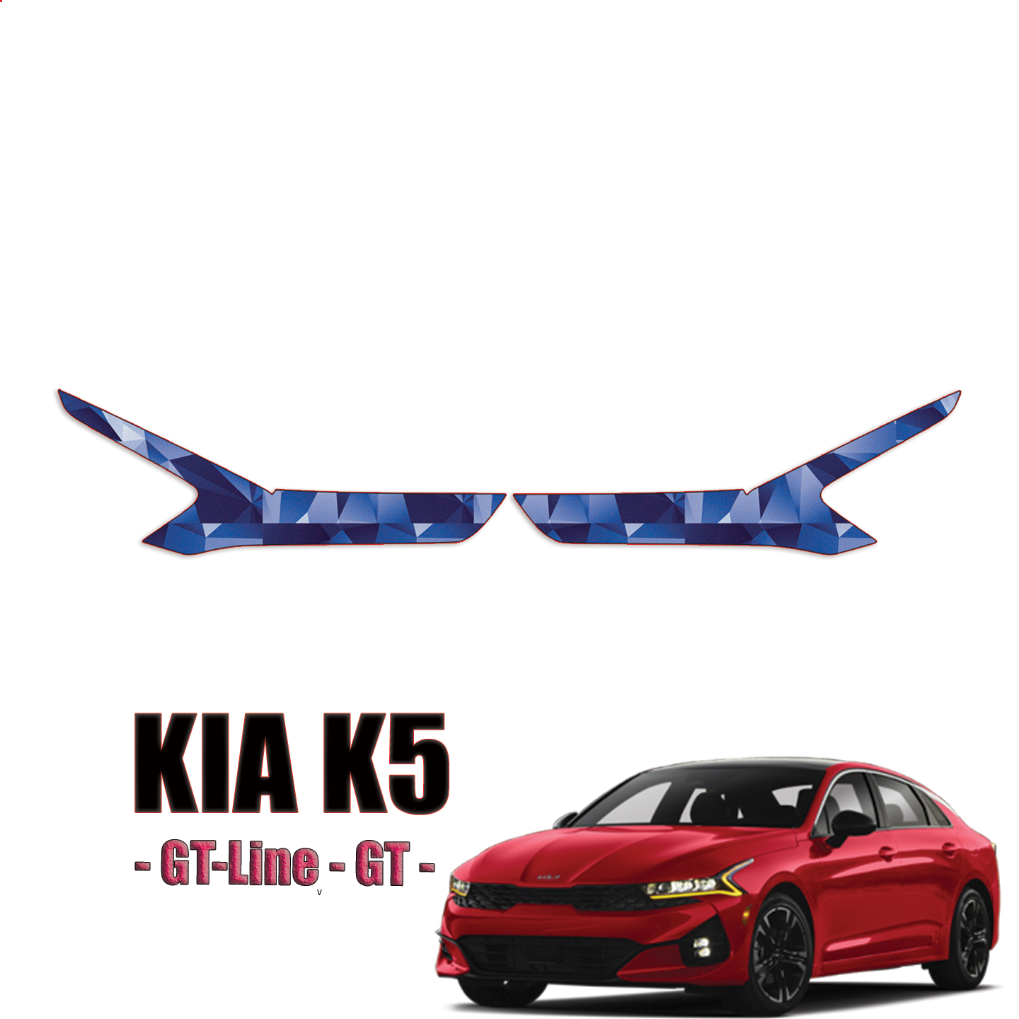 2021-2024 Kia K5 PPF Precut Paint Protection Kit - Headlights