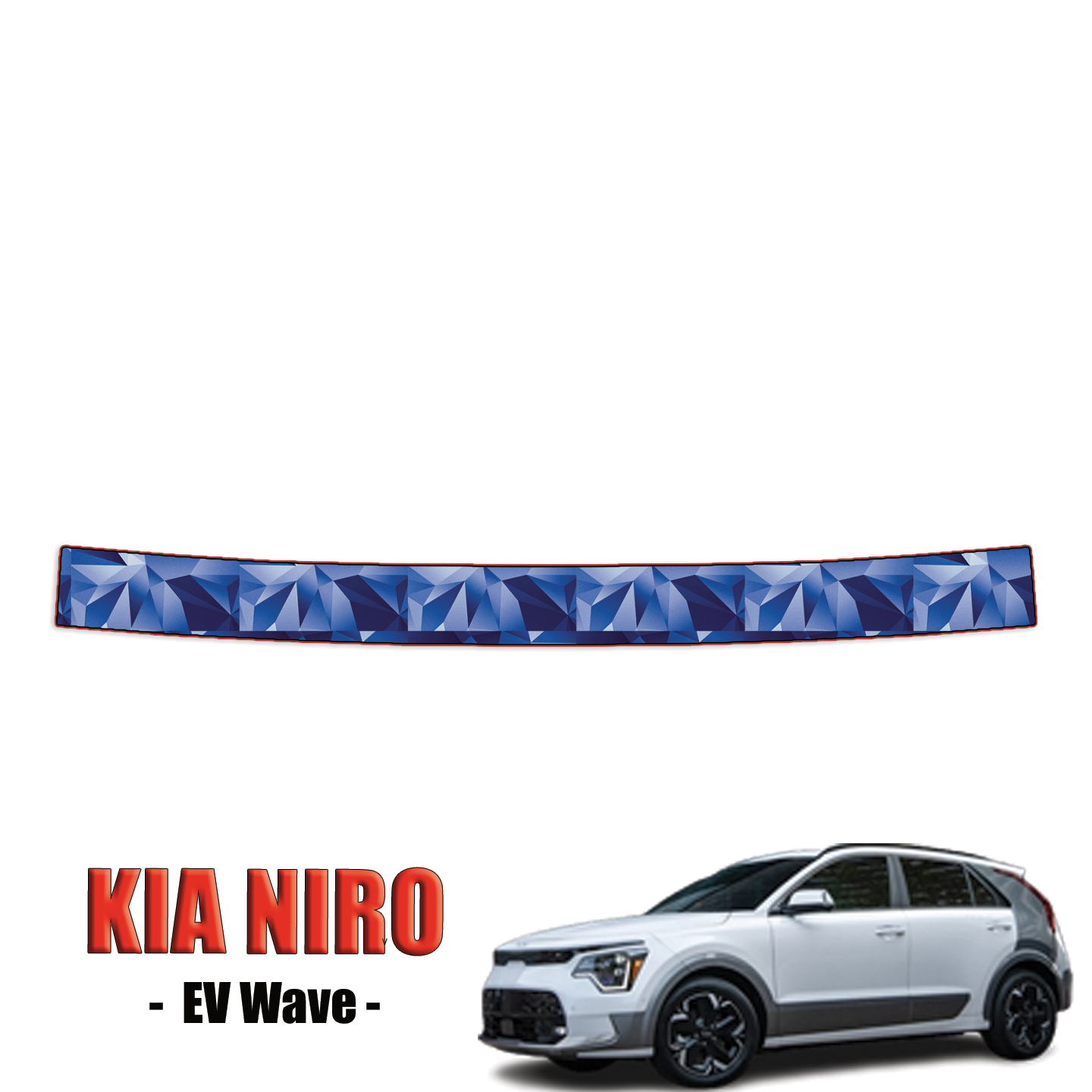 2023-2024 Kia Niro EV Wave Precut Paint Protection Kit – Bumper Step