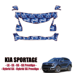 2023-2024 Kia Sportage Precut Paint Protection PPF Kit – Partial Front