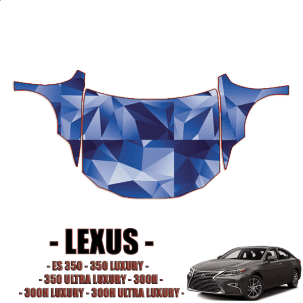 2019-2023 Lexus ES 350 Precut Paint Protection Kit Full Hood + Fenders
