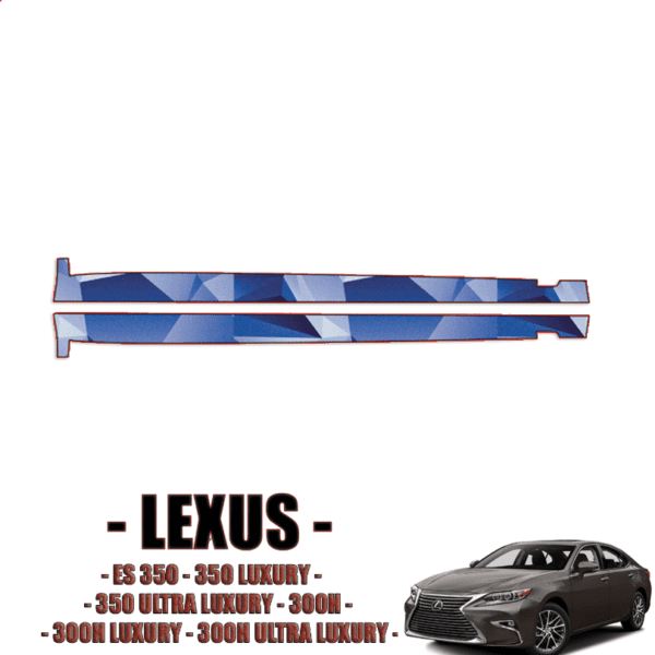 2019-2023 Lexus ES 350, Precut Paint Protection Kit – Rocker Panels