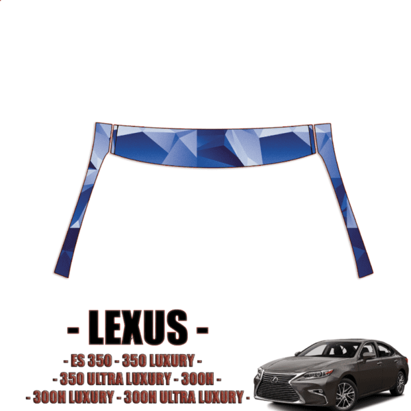 2019-2023 Lexus ES 350 Paint Protection Kit  A Pillars+Rooftop