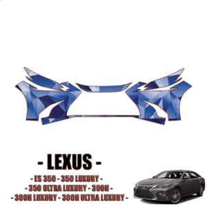2019-2024 Lexus ES 350 PPF Precut Paint Protection Kit – Front Bumper