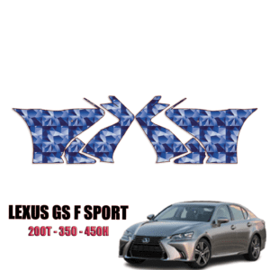 2016 – 2023 Lexus GS F Sport – 200T, 350, 450h Precut Paint Protection Kit – Front Bumper