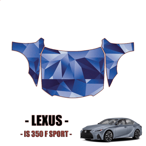 2021-2023 Lexus IS 350-F Sport Precut Paint Protection Kit Full Hood+Fenders