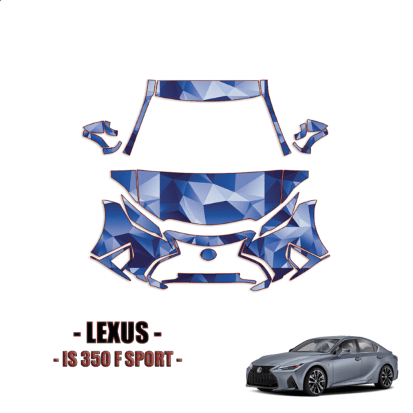 2021-2024 Lexus IS 350 F Sport PPF Kit Pre Cut Paint Protection Kit – Partial Front