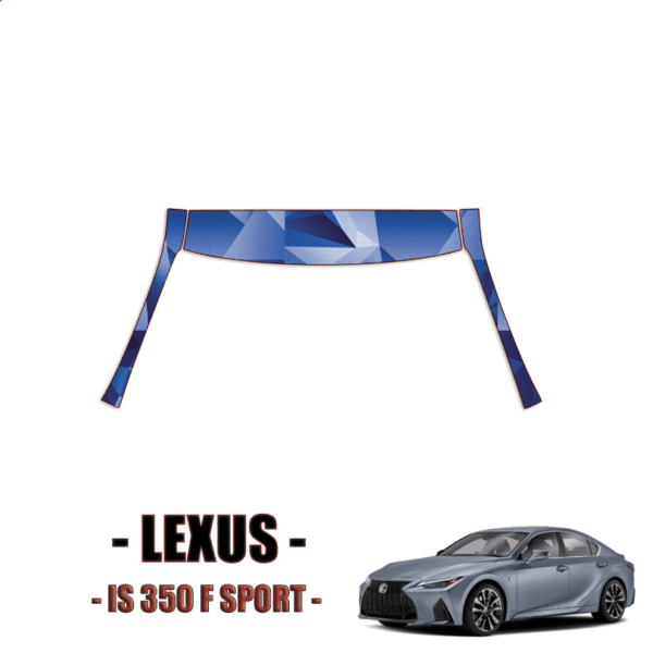 2021-2023 Lexus IS 350-F Sport Paint Protection Kit (PPF) A Pillars + Rooftop