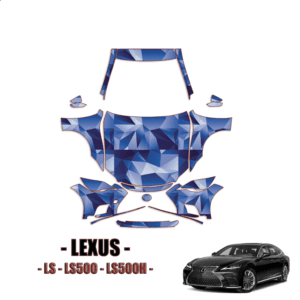 2021-2023 Lexus LS, LS500, LS500h Pre Cut Paint Protection Kit-Full Front +A Pillars + Rooftop