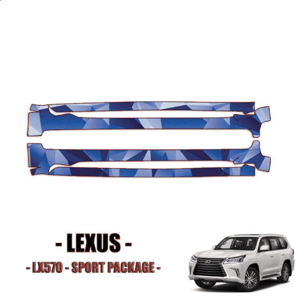 2020-2021 Lexus LX570 Sport Precut Paint Protection Film-Rocker Panels