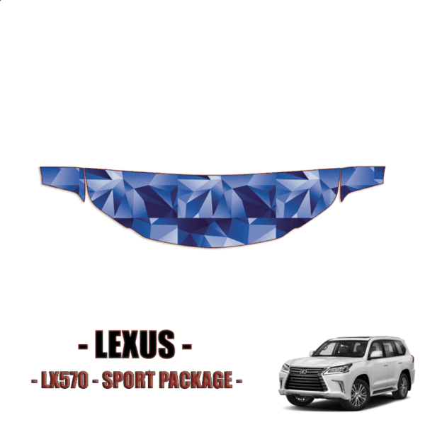 2020 -2021 Lexus LX570 Sport Precut Paint Protection Partial Hood+Fenders