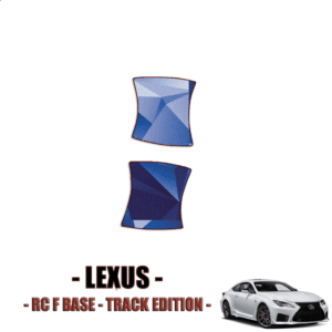2020 -2022 Lexus RC F Base – Precut Paint Protection Kit (PPF) – Door Cups