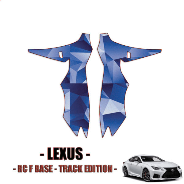 2020 -2023 Lexus RC F Base, Track Edition – Precut Paint Protection Kit – Full Front Fenders