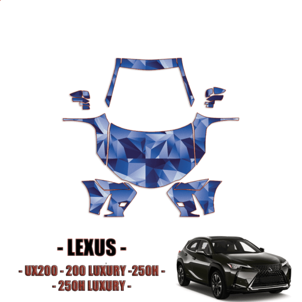 2019-2023 Lexus UX 200 PPF Kit PreCut Paint Protection Kit – Full Front + A Pillars + Rooftop