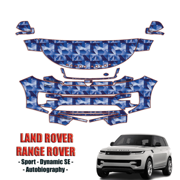 2023-2024 Land Rover Range Rover – Sport Dynamic SE, Autobiography Precut Paint Protection PPF Kit – Partial Front