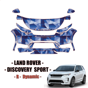 2020-2023 Land Rover Discovery Sport – R-Dynamic Precut Paint Protection Kit – Partial Front