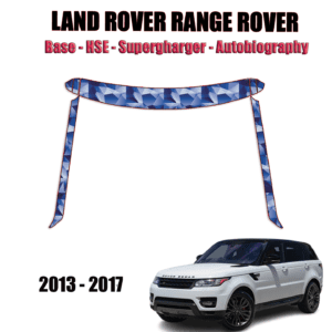 2013-2017 Land Rover Range Rover – Base, HSE, Supercharged, Autobiography Pre Cut Paint Protection Kit – A Pillars + Rooftop
