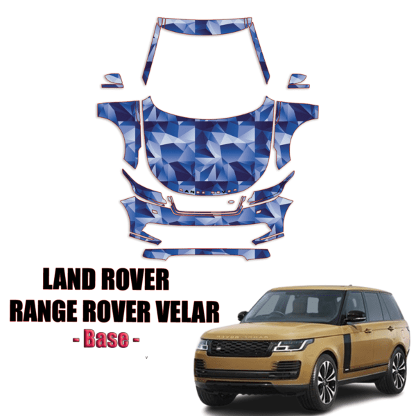 2018-2023 Land Rover Range Rover Velar-Base Pre Cut Paint Protection Kit Full Front +A Pillars + Rooftop