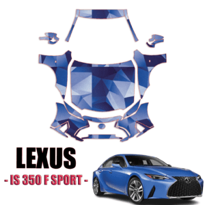 2021-2022 Lexus IS 350 F Sport Pre Cut Paint Protection Kit-Full Front +A Pillars + Rooftop