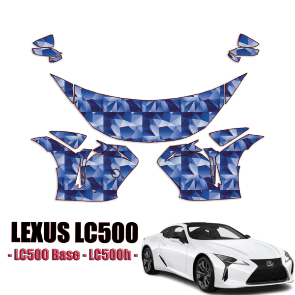 2018-2023 Lexus LC, LC500, LC500 Base, LC500H Pre-Cut Paint Protection Kit – Partial Front