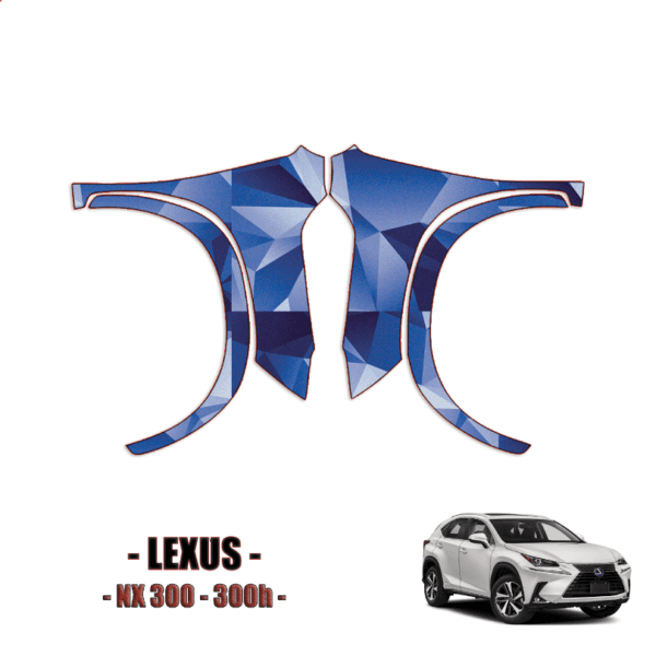 2018-2021 Lexus NX300 300H – Precut Paint Protection Kit – Full Front Fenders