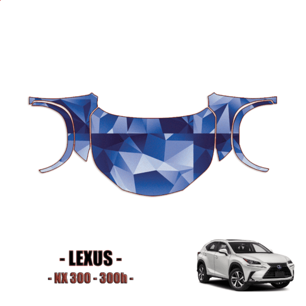 2018 – 2021 Lexus NX300 300H Precut Paint Protection Kit – Full Hood + Fenders