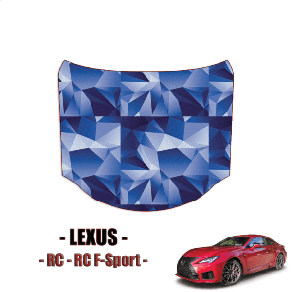 2019 -2023 Lexus RC, RC F-Sport, Precut Paint Protection Film (PPF) – Full Hood