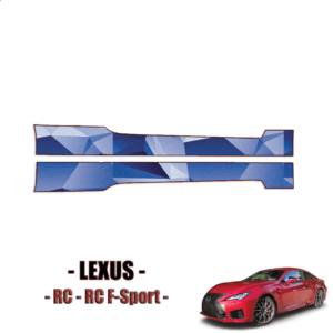2019-2023 Lexus RC, RC F-Sport Precut Paint Protection Film- Rocker Panels