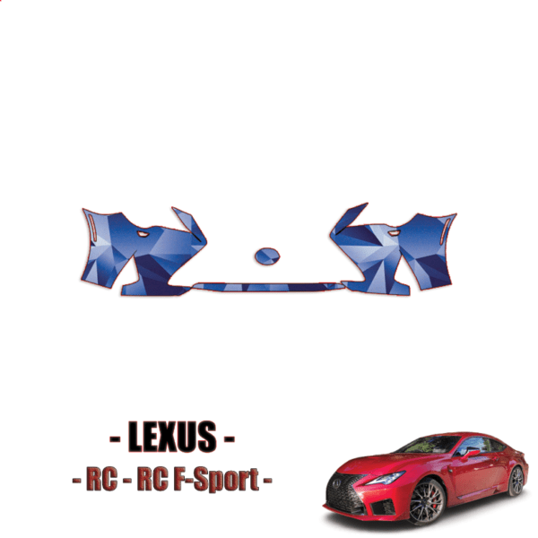 2019-2023 Lexus RC RC F-Sport Paint Protection Kit (PPF) – Front Bumper