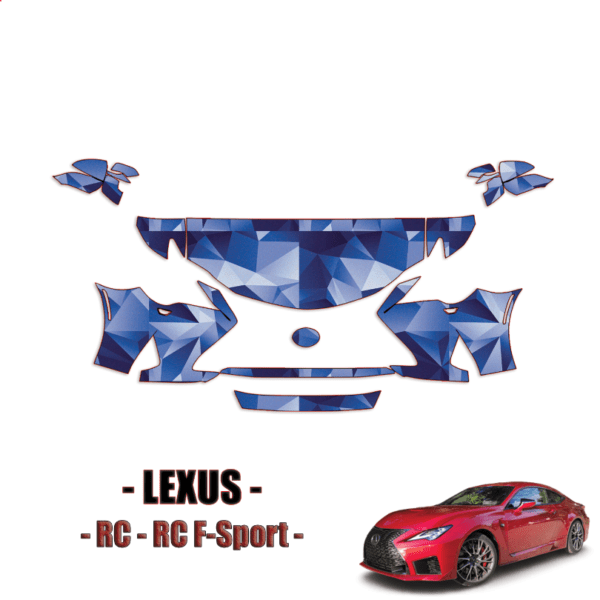2019-2023 Lexus RC – Precut Paint Protection Kit (PPF) – Partial Front