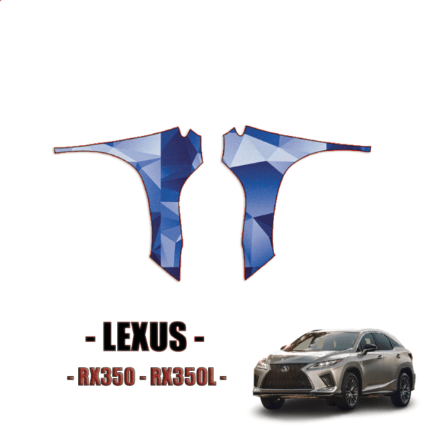 2020-2022 Lexus RX350, RX350L Precut Paint Protection kit – Full Front Fenders