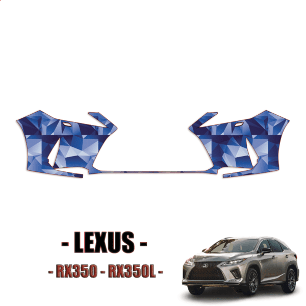 2020-2022 Lexus RX350, RX350L Paint Protection Kit (PPF) – Front Bumper