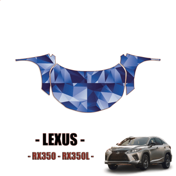 2020-2022 Lexus RX350, Precut Paint Protection Kit – Full Hood + Fenders