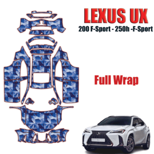 2019-2024 Lexus UX 200 F-Sport, 250h F-Sport Precut Paint Protection Kit – Full Wrap Vehicle