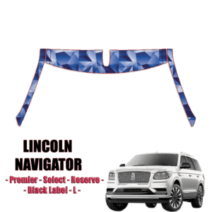 2018-2021 Lincoln Navigator Precut Paint Protection PPF Kit – A Pillars + Rooftop
