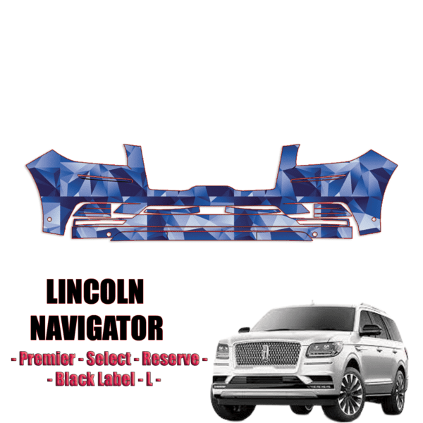 2018-2021 Lincoln Navigator Precut Paint Protection PPF Kit – Front Bumper