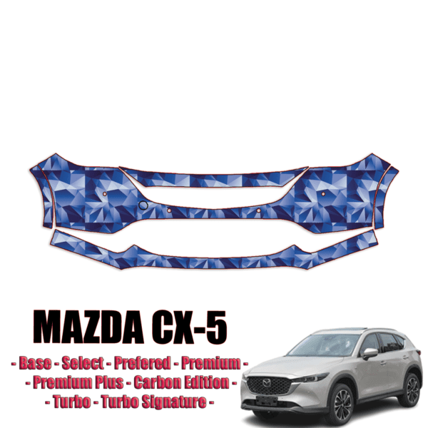 2022-2025 Mazda CX-5 Precut Paint Protection PPF Kit – Front Bumper