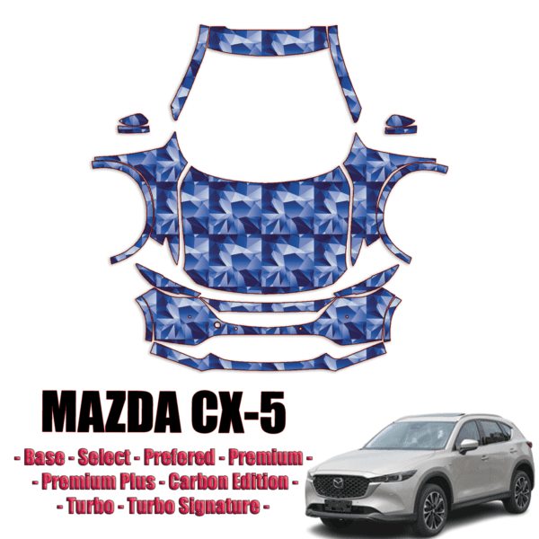 2022-2024 Mazda CX-5 Precut Paint Protection PPF Kit – Full Front+