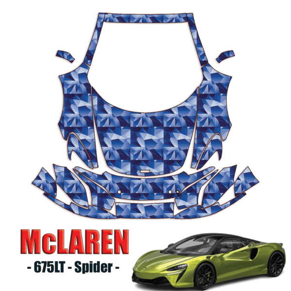 2016-2018 McLaren 675LT Spider Pre-Cut Paint Protection Kit – Full Front