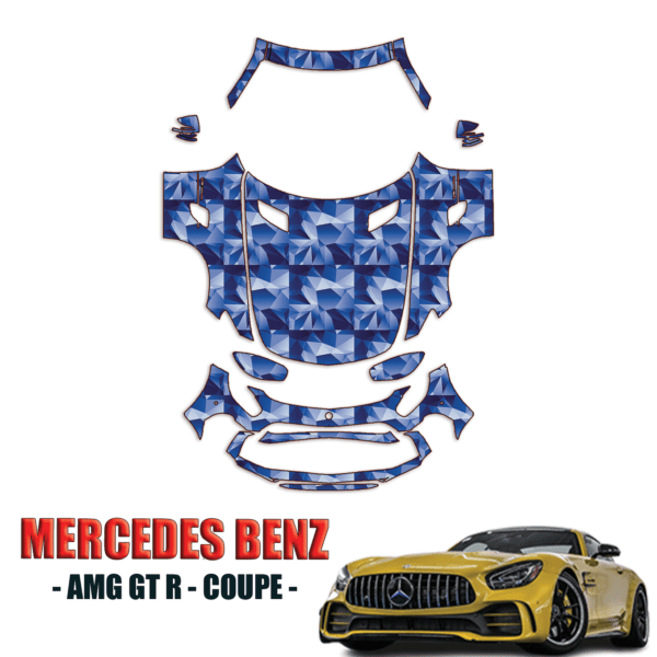 2017-2023 Mercedes Benz AMG GT R Coupe Pre Cut Paint Protection Kit – Full Front + A Pillars + Rooftop