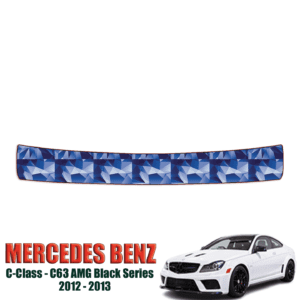 2012-2013 Mercedes Benz C-Class C63 AMG Black SeriesPrecut Paint Protection Kit – Bumper Step