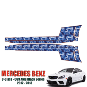 2012-2013 Mercedes Benz C-Class C63 AMG Black Series Precut Paint Protection Kit – Rocker Panels