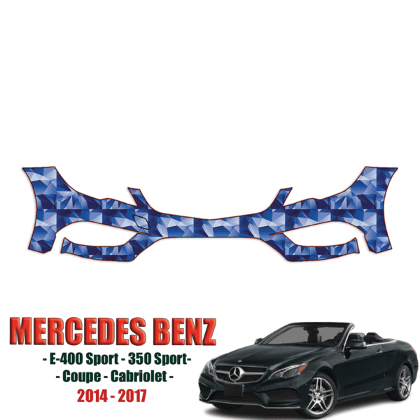 2014-2017 Mercedes Benz E-400 Sport Precut Paint Protection Kit – Front Bumper