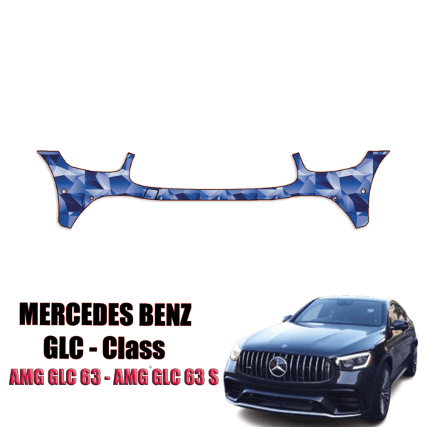 2020-2023 Mercedes-Benz GLC-Class – AMG GLC 63, AMG GLC 63S  Precut Paint Protection Kit – Front Bumper