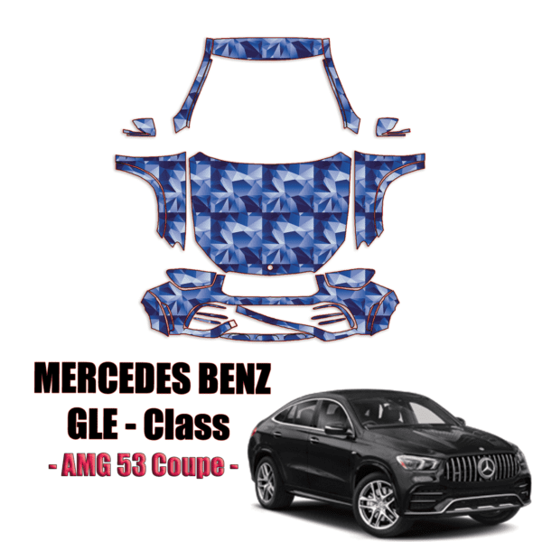 2021-2024 Mercedes-Benz GLE-Class AMG 53 Coupe Pre Cut Paint Protection Kit – Full Front