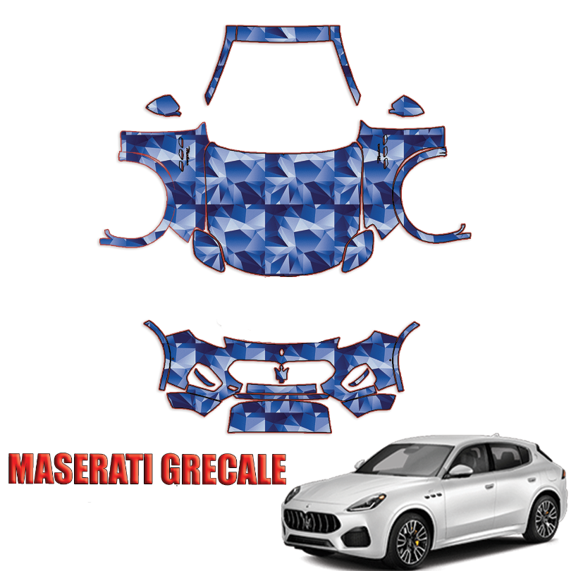 2023-2024 Maserati Grecale – GT, Modena Paint Protection Precut PPF Kit – Full Front