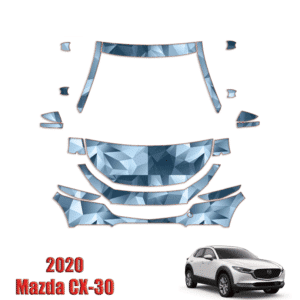 2020-2023 Mazda CX-30 Precut Paint Protection PPF Kit – Partial Front + A Pillars