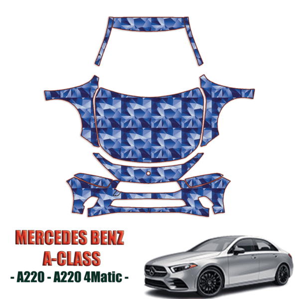 2019-2023 Mercedes-Benz A-Class Precut Paint Protection Kit – Full Front+