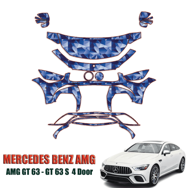 2019-2023 Mercedes-Benz AMG GT63 Precut Paint Protection Kit – Partial Front